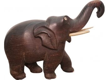 Hand Made Sculpted Elephant Statue Circa 1940s