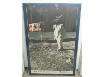 The Moon Landing Signed By Buzz Aldrin And Numbered With COA