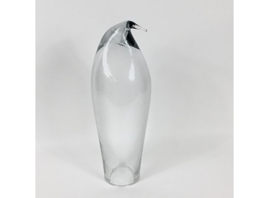 Large Blown Glass Penguin