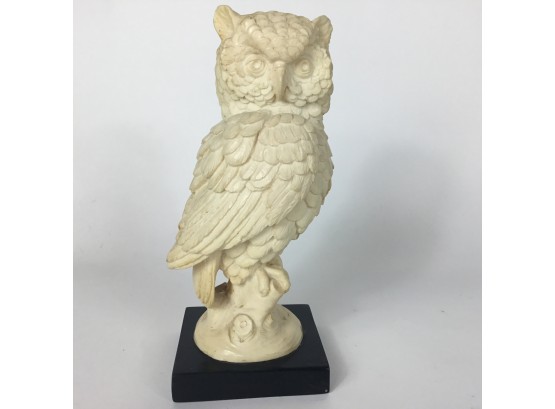 A. Santini Owl Sculpture Made In Italy