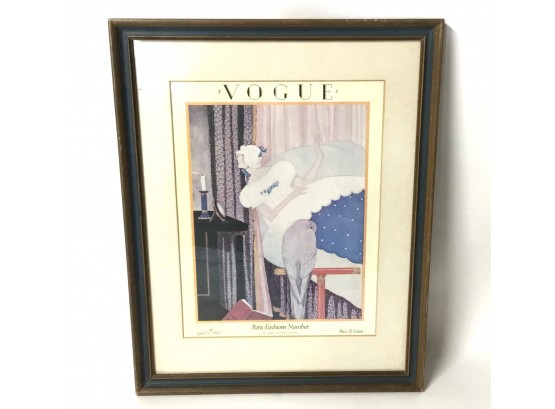 Vogue Magazine Cover Framed Poster April 1925