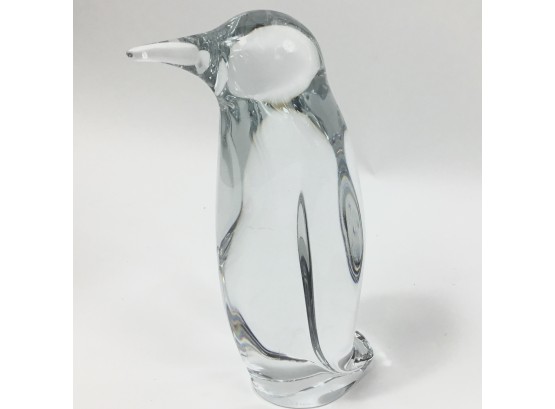 Daum Of France Crystal Penguin