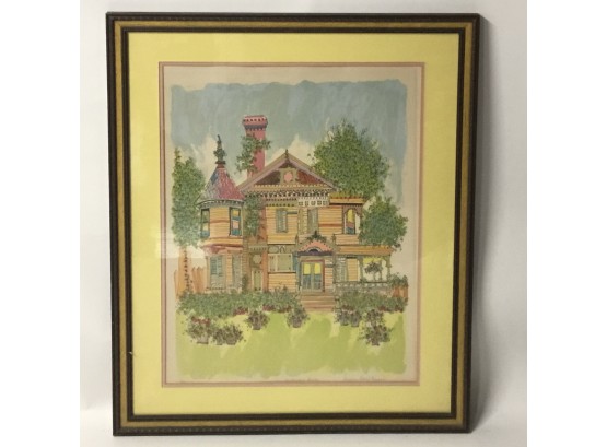 Victorian House By Susan Pear Meisel Limited Edition Numbered & Signed