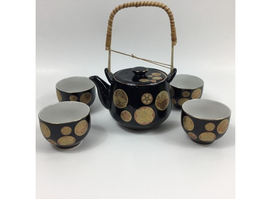 Japanese Tea Pot & Cups New In Box