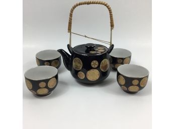 Japanese Tea Pot & Cups New In Box