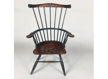 Windsor Wooden Hand-painted Doll Chair