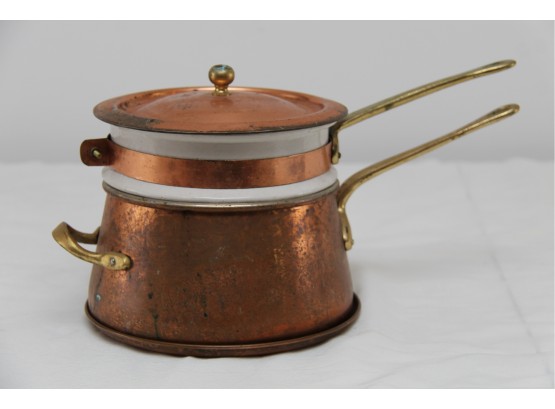 Copper Double Boiler Pot