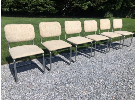 Set Of 6 Marcel Breuer Reproduction Cesca Chairs By Vista Trading Corp Lot 2 Of 2