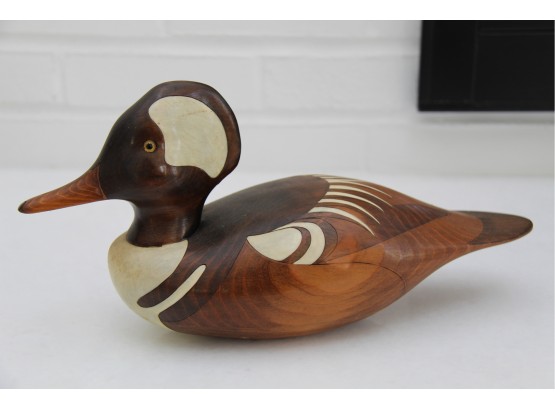 Hand Carved Artist Signed Duck Decoy Lot 2 Of 3