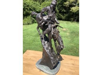 'The Mountain Man' Repro Remington Sculpture
