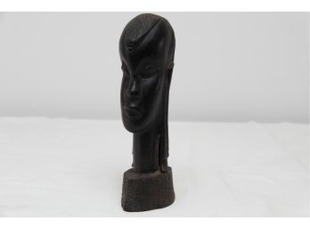 Hand Carved Tribal Bust Statue
