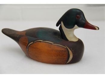 Hand Carved Artist Signed Duck Decoy Lot 3 Of 3