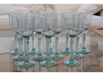 Set Of 12 White Wine Glasses