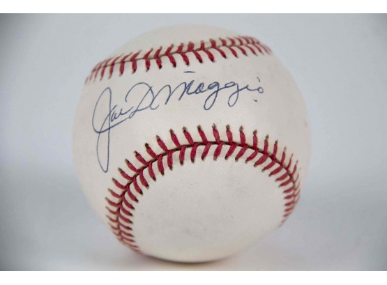 Joe DiMaggio Signed Baseball