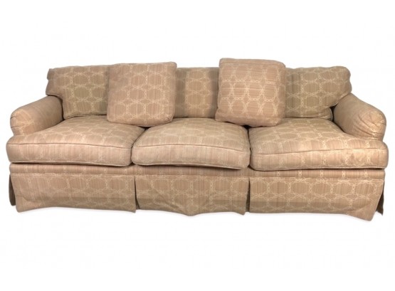 Baker Furniture Tan Sofa By Greenbaum Interior Designs