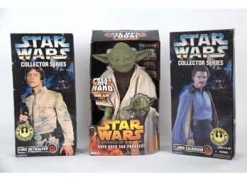 Trio Of Star Wars Action Figures New In Box