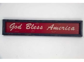 God Bless America Wall Hanging