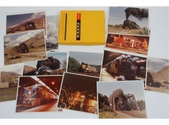 Set Of 14 Variety Of Train Photographic Prints