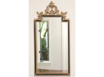 An Empire Ornate Gilt Frame Mirror By Ballard Designs