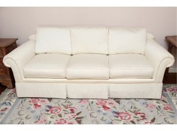 LT Designs By Century Furniture White Sofa