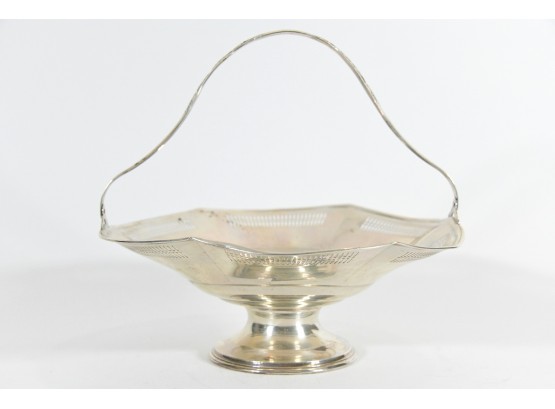 Sterling Silver Footed Basket - 280g
