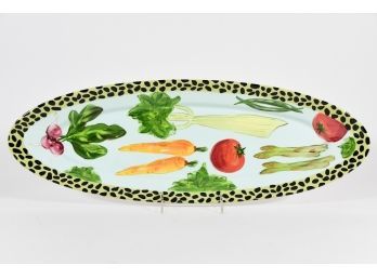 Droll Designed Animal Print Vegetable Platter
