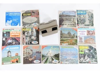 Vintage Viewmaster With Around The World Film Reels