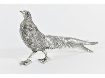Metallic Pheasant Figurine - Andrea By Sadek