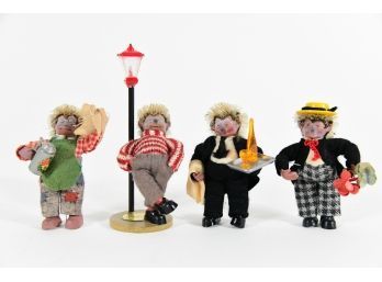 Vintage Mecki Peter Hedgehog Dolls - Austria