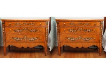 Pair Of Louis 15th Style Nightstands