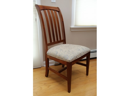 Ethan Allen Floral Cushion Side Chair