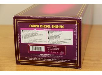 F40PH Diesel Engine By MTH Electric Trains