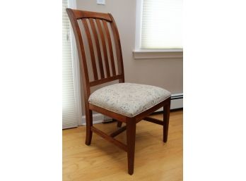 Ethan Allen Floral Cushion Side Chair