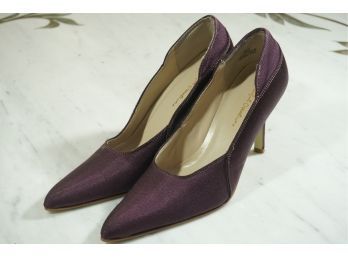 Colorful Creations Women's Leather Sole Shoe In Purple Size 7B