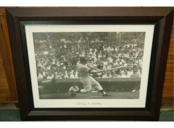Mickey Mantle Framed Photograph
