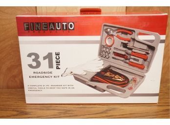 Fine Auto 31 Piece Roadside Emergency Kit Lot 2 Of 2