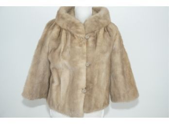 Light Brown Women's Fur Coat