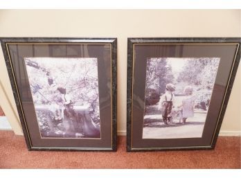 Pair Of Candid Child Photographic Prints 1 Of 2