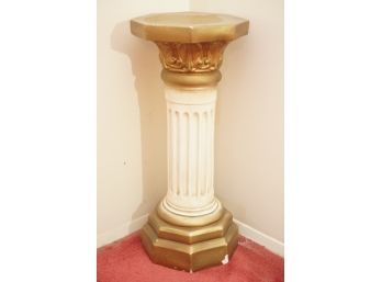 Gold Colored Pedestal