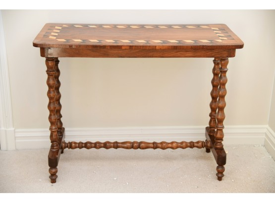 19th Century Inlaid French Oak Table