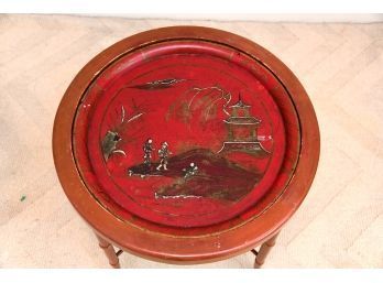 19th Century Asian Tole Tray Table
