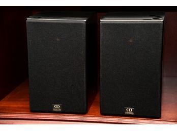 A Pair Of Monitor Audio Speakers