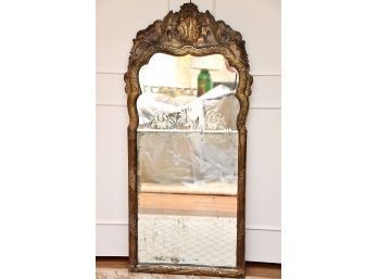 Antique French Louis XV Two-Piece Wall Mirror