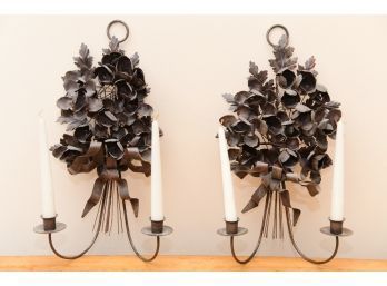 Wrought Metal Wall Sconces