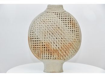 Large Clay Decorative Vessel