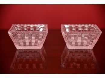 A Pair Of Tiffany Square Nut Dishes