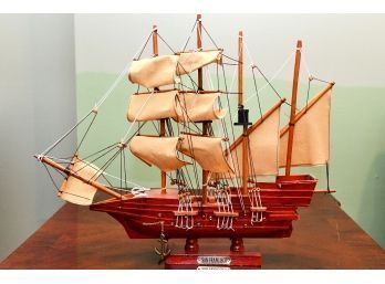 San Francisco Wooden Sailing Ship Model