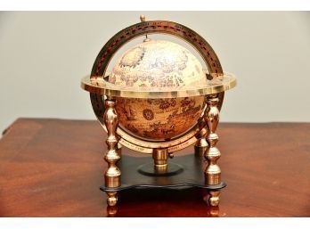 Brass Zodiac Sign Globe