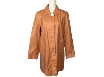 Bill Blass Signature Orange Rain Jacket