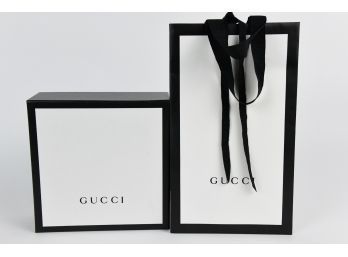 Gucci Box, Bag, And Dust Bag